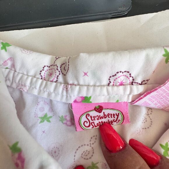 Vintage 2004 Strawberry Shortcake Girls Button-Up Shirt Long Sleeve 5T - Picture 4 of 6